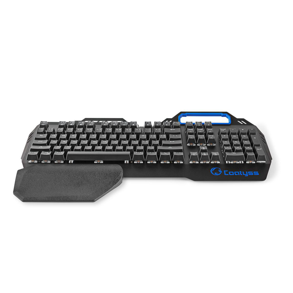 Nedis GKBD400BKUS Mechanisch Gamingtoetsenbord Rgb-verlichting Us Internationaal Metalen Design Nedis GKBD400BKUS Mechanisch Gamingtoetsenbord Rgb-verlichting Us Internationaal Metalen Design
