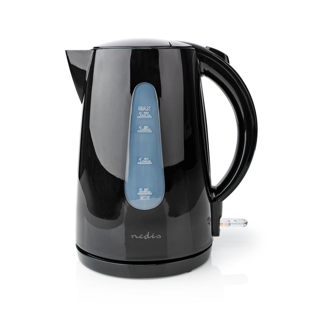Nedis KAWK130EBK Waterkoker 1,7L 2200W Zwart Nedis KAWK130EBK Waterkoker 1,7L 2200W Zwart