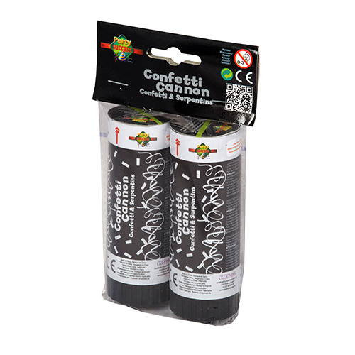 Confettikanon Party Cannon Foil Strips Zilver Confettikanon Party Cannon Foil Strips Zilver