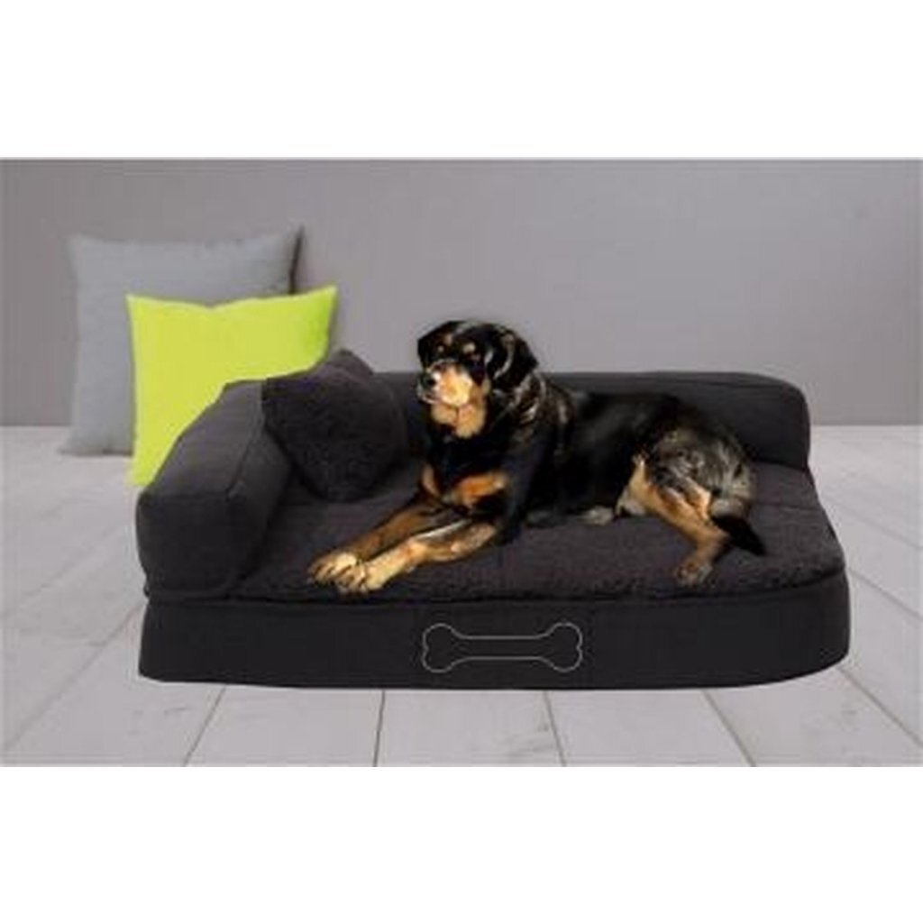 Sun Garden Pallina Orthopedisch Hondenkussen 80x60x25 cm Antraciet Sun Garden Pallina Orthopedisch Hondenkussen 80x60x25 cm Antraciet