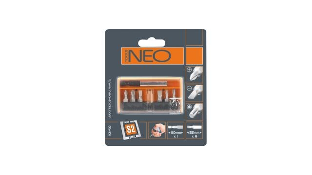 Neo Tools Bitset 7, Bithouder Magnetisch, S2 Staal Neo Tools Bitset 7, Bithouder Magnetisch, S2 Staal