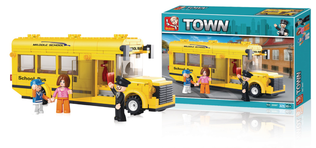 Sluban M38-B0507 Schoolbus 219-delig Sluban M38-B0507 Schoolbus 219-delig