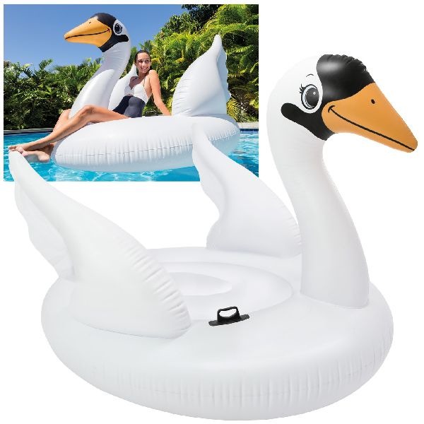Intex Mega Opblaasbare Zwaan Ride On Intex Mega Opblaasbare Zwaan Ride On