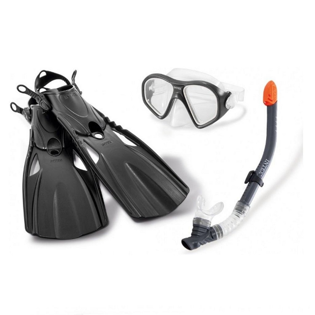 Intex 55657 Aquaflow Sport Reef Rider Zwemset 41-45 Grijs/Zwart Intex 55657 Aquaflow Sport Reef Rider Zwemset 41-45 Grijs/Zwart