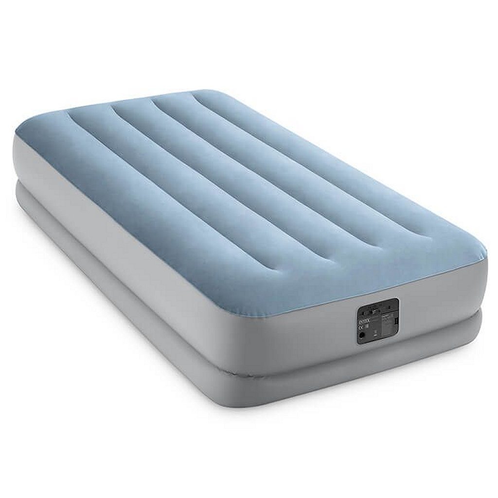 Intex 64166NP Raised Comfort Luchtbed 191x99x36 cm Lichtblauw/Grijs Intex 64166NP Raised Comfort Luchtbed 191x99x36 cm Lichtblauw/Grijs