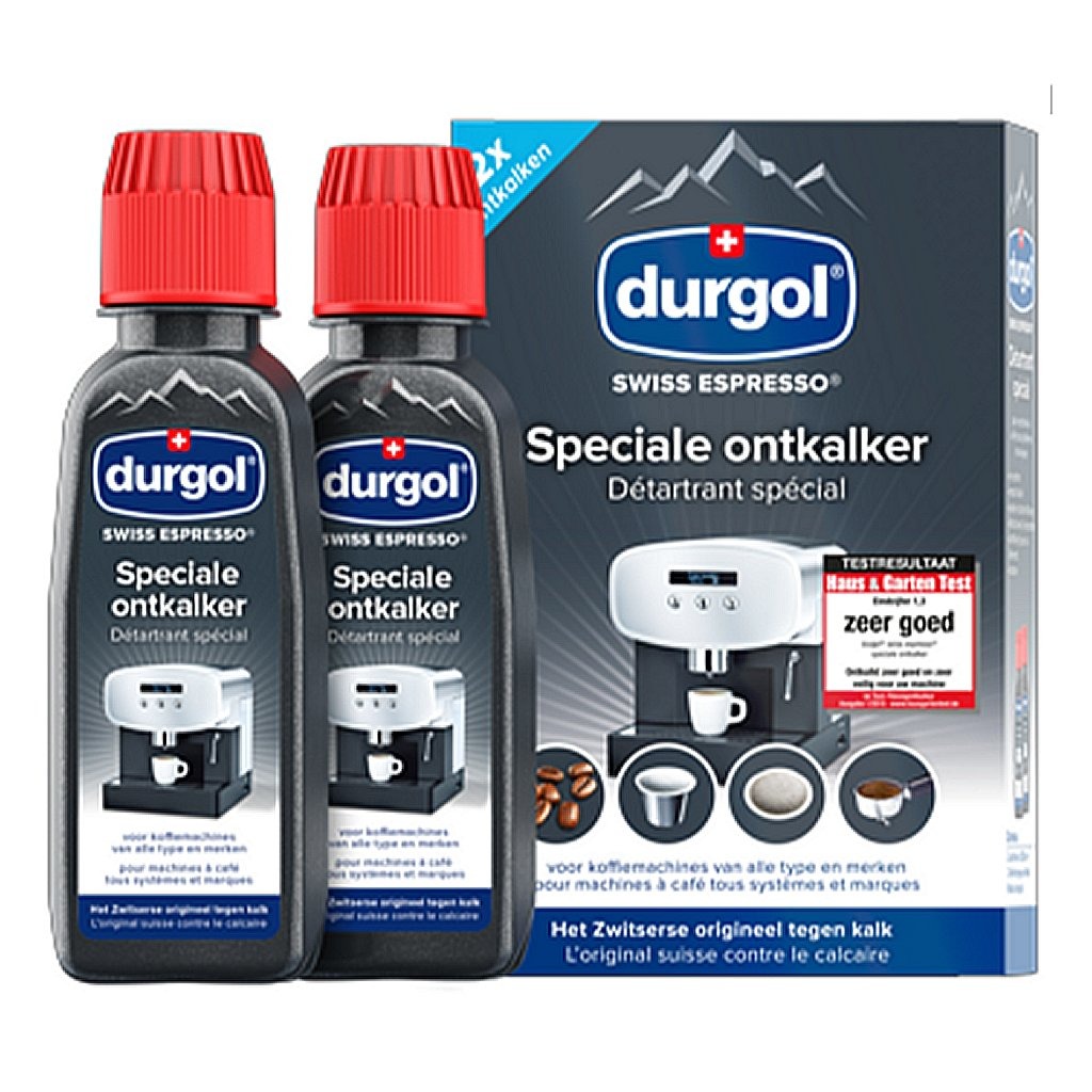 Durgol Swiss Espresso 2x 125ml Ontkalkingsmiddel voor Koffiezetapparaten Durgol Swiss Espresso 2x 125ml Ontkalkingsmiddel voor Koffiezetapparaten