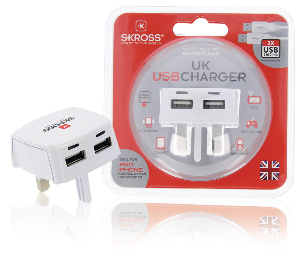 Skross SKR1302700 Uk Usb Charger 2.1a Skross SKR1302700 Uk Usb Charger 2.1a
