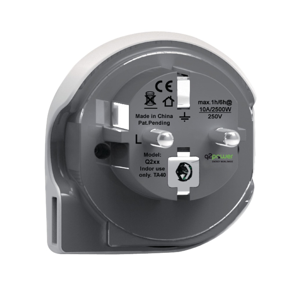 Q2 Power 1.100110 Reisadapter Wereld-naar-europa Usb Geaard Q2 Power 1.100110 Reisadapter Wereld-naar-europa Usb Geaard