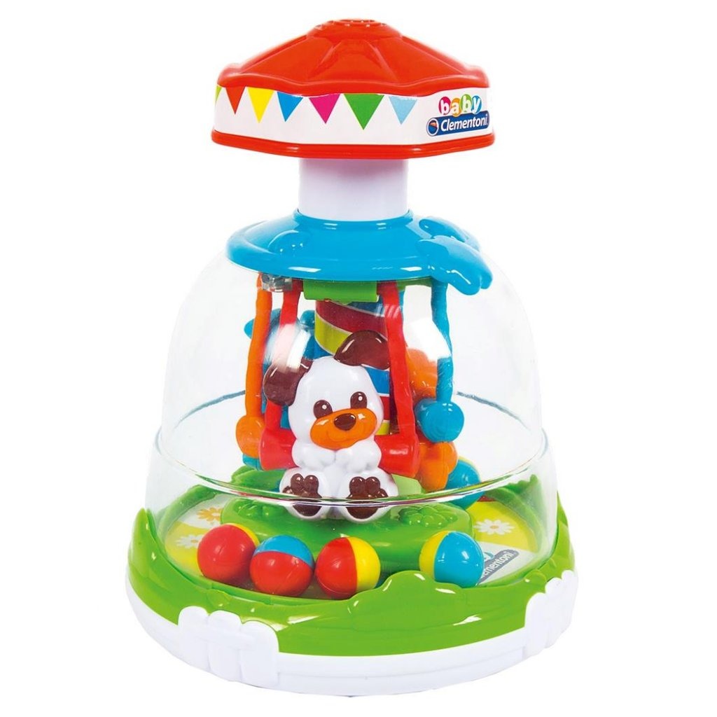 Clementoni Dieren Draaimolen 20x16x16 cm Clementoni Dieren Draaimolen 20x16x16 cm