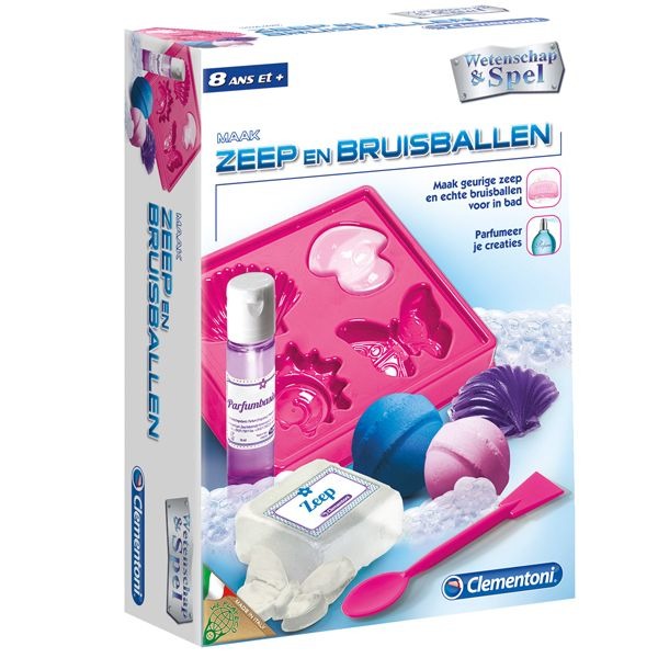 Clementoni Wetenschap Zeep en Bruisballen Maken Clementoni Wetenschap Zeep en Bruisballen Maken