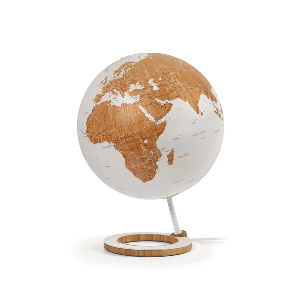 Atmosphere NR-0324BMBM-GB Globe Bamboo 25cm Diameter Bamboe / Metaal Atmosphere NR-0324BMBM-GB Globe Bamboo 25cm Diameter Bamboe / Metaal