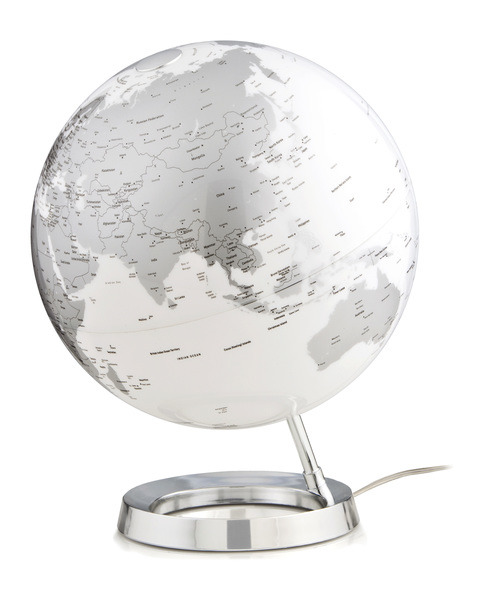 Atmosphere NR-0331F7NS-GB Globe Bright Chrome 30cm Diameter Kunststof Voet Engelstalig Atmosphere NR-0331F7NS-GB Globe Bright Chrome 30cm Diameter Kunststof Voet Engelstalig
