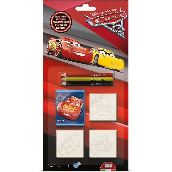 Disney Cars 3 Stempelset 7-delig Disney Cars 3 Stempelset 7-delig