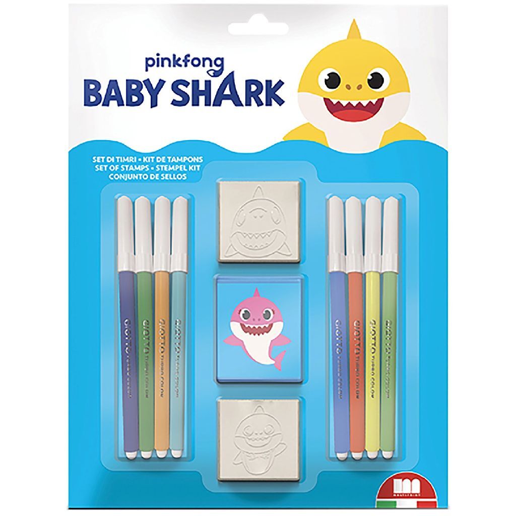 Baby Shark Stempelset 11-delig Baby Shark Stempelset 11-delig
