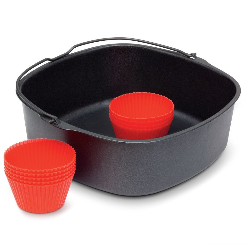 Philips HD9952/00 Bakset voor Airfryer Zwart/Rood Philips HD9952/00 Bakset voor Airfryer Zwart/Rood
