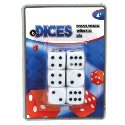 Dobbelset Dobbelstenen 6 Stuks Dobbelset Dobbelstenen 6 Stuks