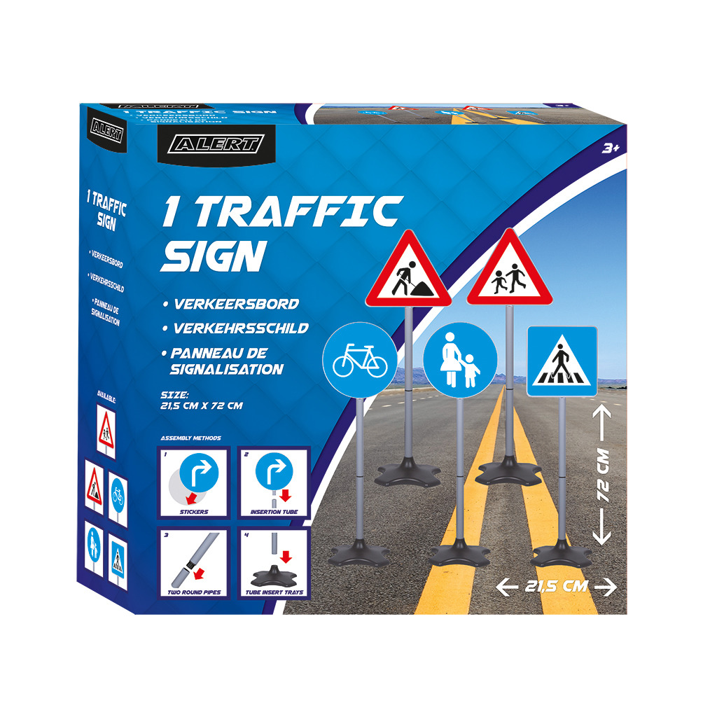 Alert Verkeersbord 72 cm Assorti Alert Verkeersbord 72 cm Assorti