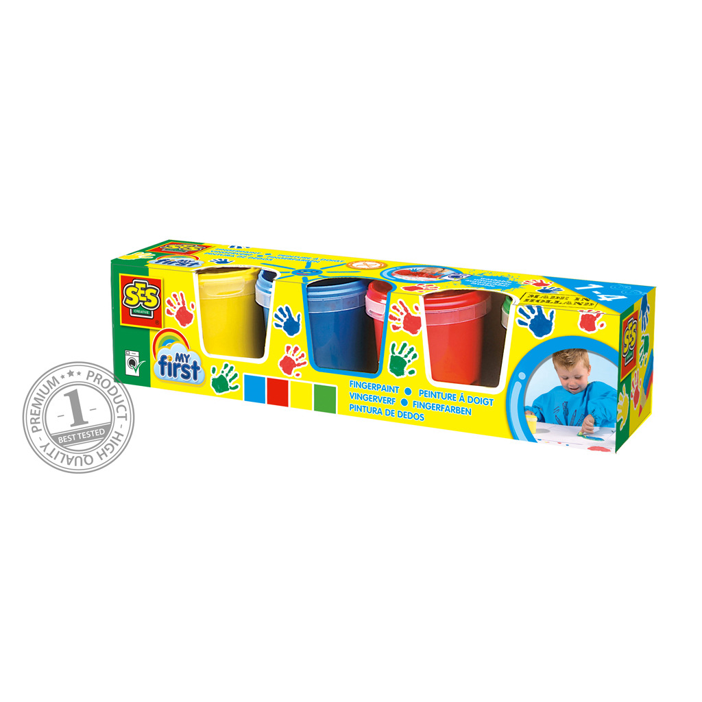 SES Creative Vingerverf 4x150ml SES Creative Vingerverf 4x150ml