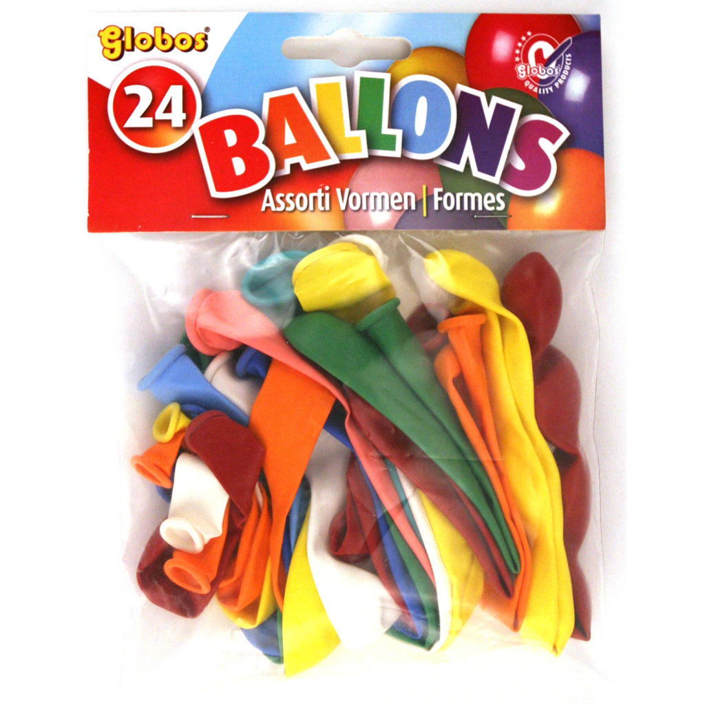Globos Ballonnen Verschillende Vormen 24 Stuks Globos Ballonnen Verschillende Vormen 24 Stuks