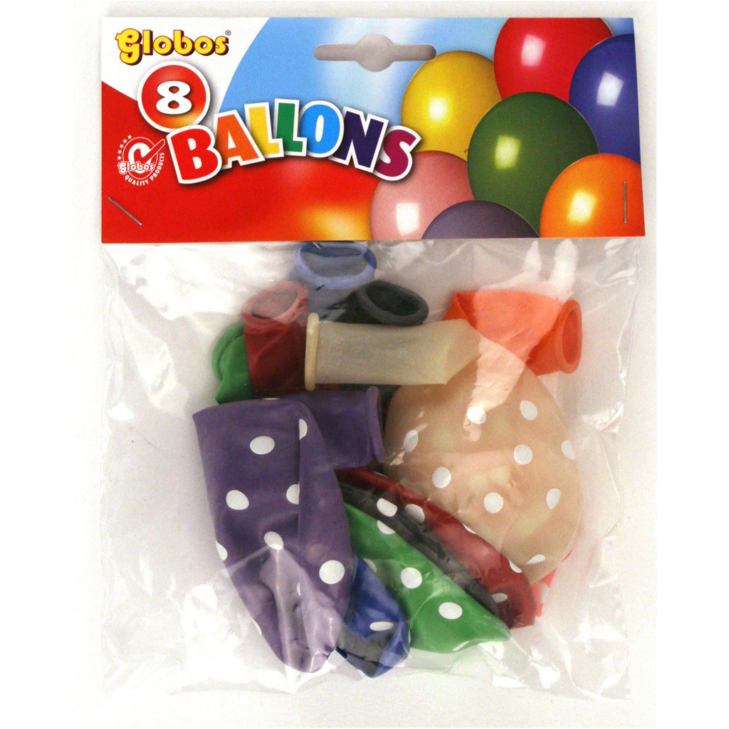 Globos Ballon met Stippen 8 Stuks Globos Ballon met Stippen 8 Stuks