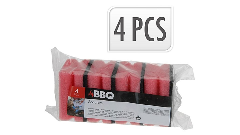 BBQ Schuurspons 4 Stuks BBQ Schuurspons 4 Stuks