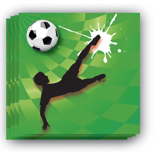 Sportieve Goal Servetten 20 stuks Sportieve Goal Servetten 20 stuks