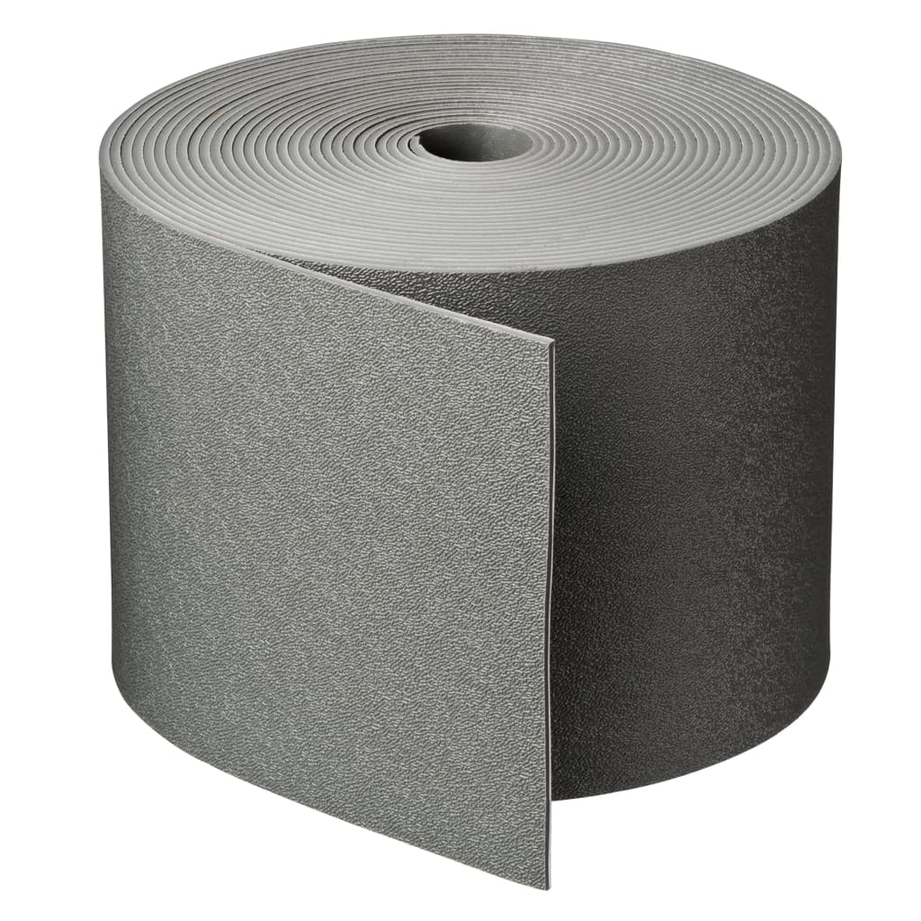 Borderrand grijs H15 cm x 10 m dikte 3 mm Borderrand grijs H15 cm x 10 m dikte 3 mm