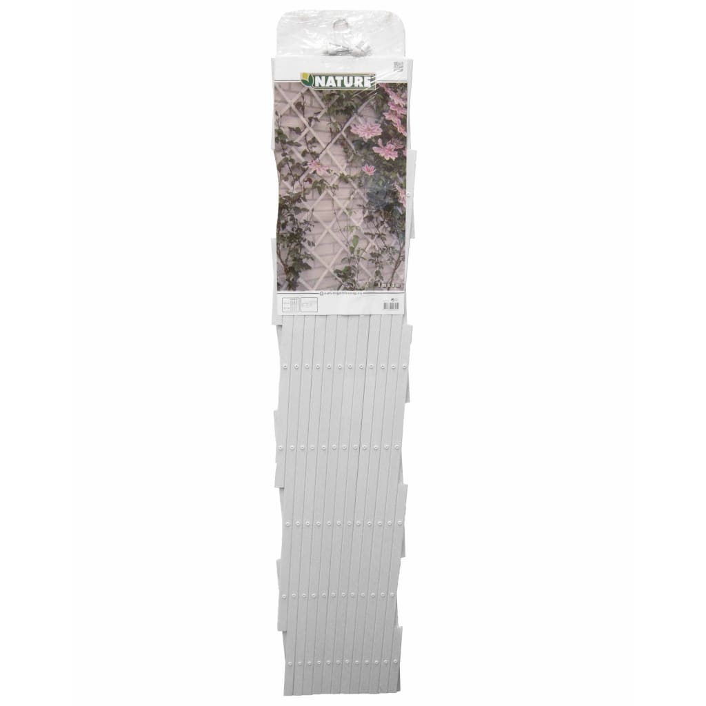 Nature Tuinlatwerk 100x300 cm PVC wit Nature Tuinlatwerk 100x300 cm PVC wit