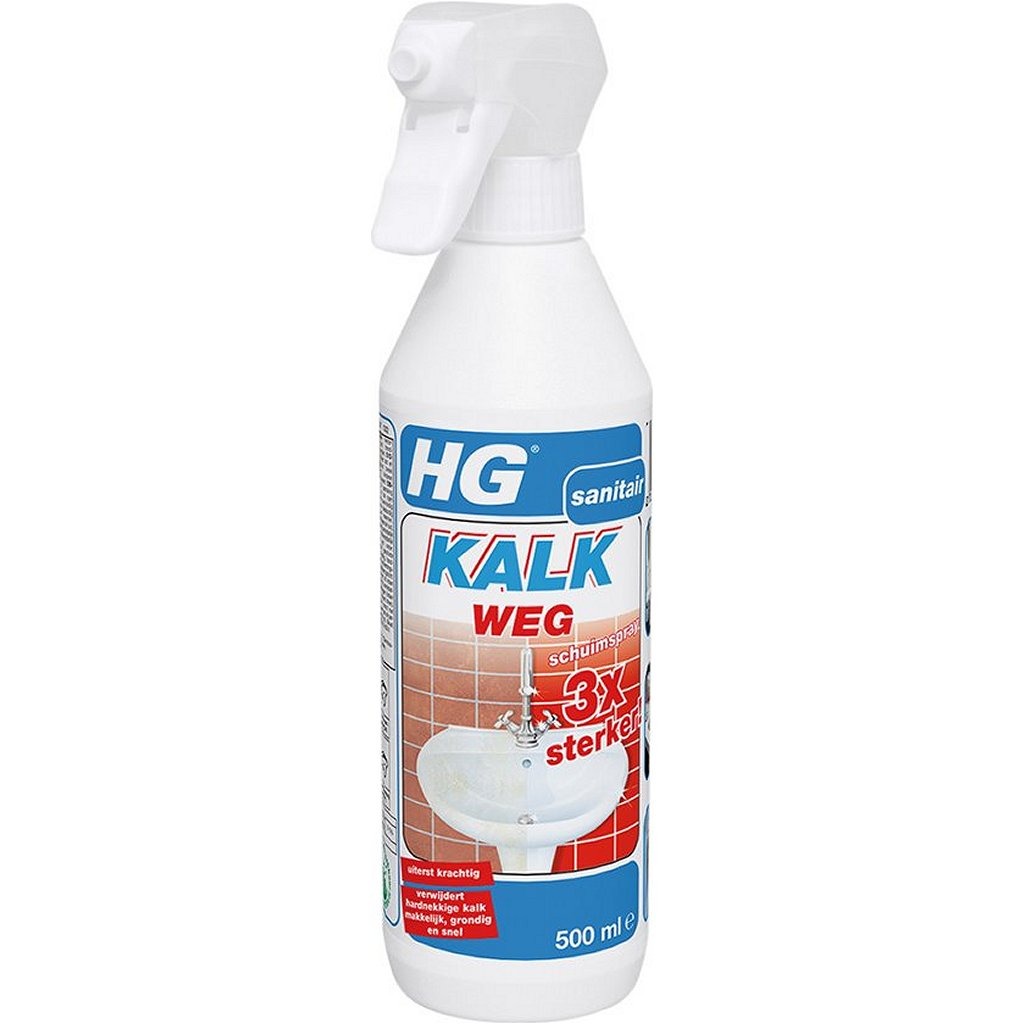 HG Kalkweg Schuimspray 3x Sterker 0,5L HG Kalkweg Schuimspray 3x Sterker 0,5L