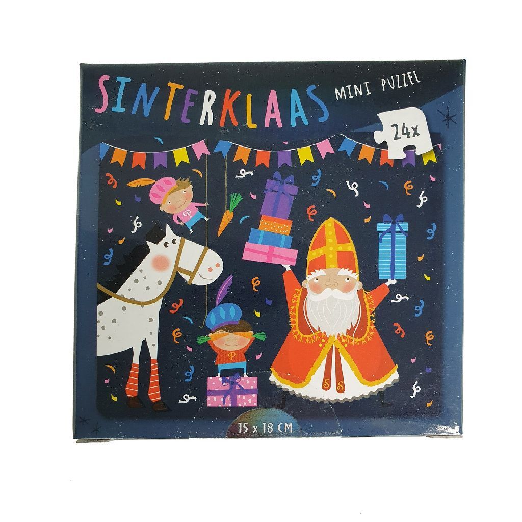 Sinterklaas Mini Puzzel 24 Stukjes Assorti Sinterklaas Mini Puzzel 24 Stukjes Assorti