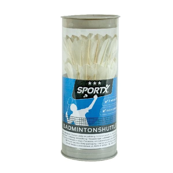 SportX 3 Verenshuttles Wit SportX 3 Verenshuttles Wit