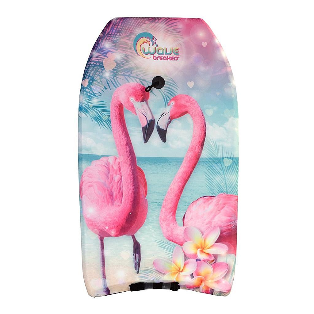 Wave Breakers Bodyboard met Flamingo Print 83 cm Wave Breakers Bodyboard met Flamingo Print 83 cm