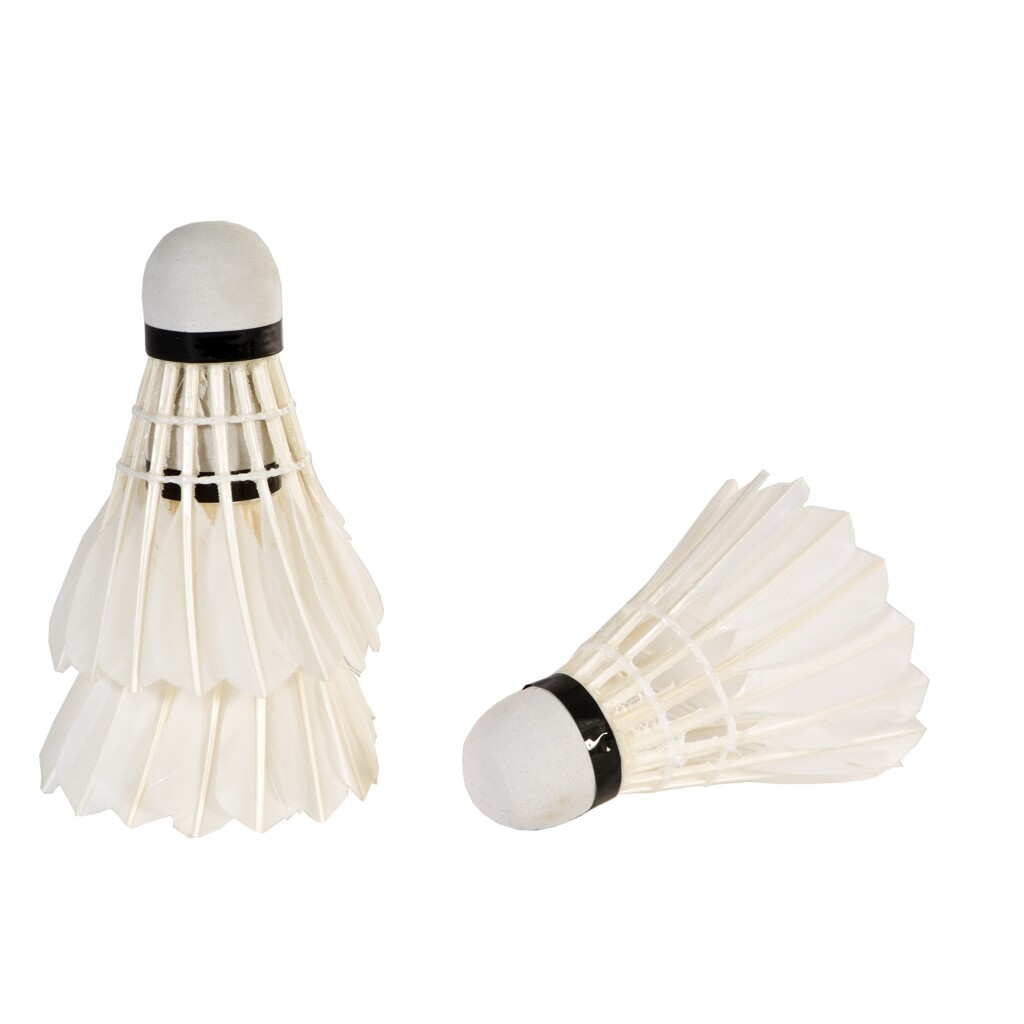 SportX Badmintonshuttles met Veren 3 Stuks Wit SportX Badmintonshuttles met Veren 3 Stuks Wit