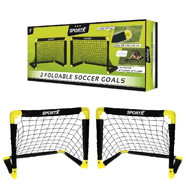 SportX 2 Voetbaldoelen 55x44x44cm SportX 2 Voetbaldoelen 55x44x44cm