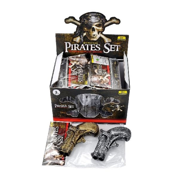 Piraten Pistool Klein 2 stuks Piraten Pistool Klein 2 stuks