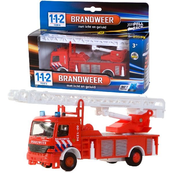 112 Brandweer + Licht + Geluid 15cm 112 Brandweer + Licht + Geluid 15cm