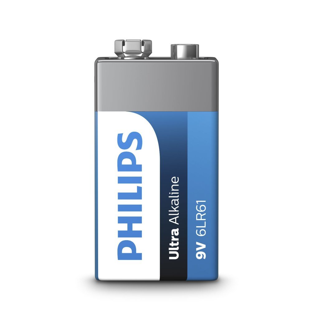 Philips 9V Alkaline 6LR61 Batterij Philips 9V Alkaline 6LR61 Batterij