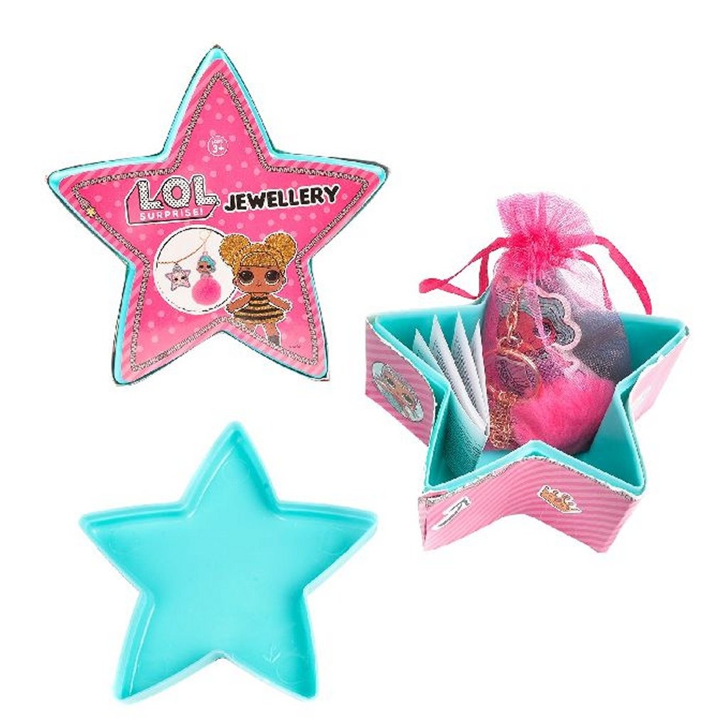L.O.L. Surprise Verrassing Ster met Bijoux Accessoires 10x10x6 cm Assorti L.O.L. Surprise Verrassing Ster met Bijoux Accessoires 10x10x6 cm Assorti