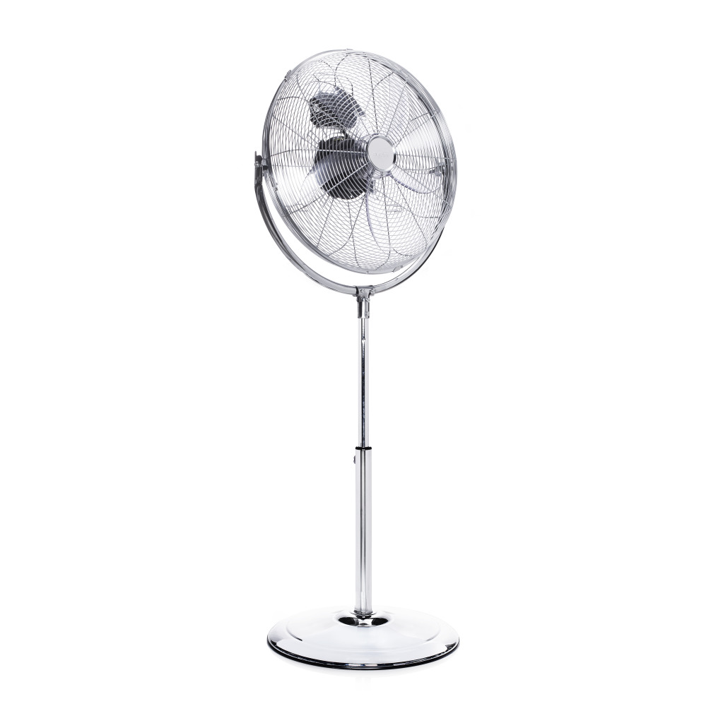 Tristar VE-5975 Metalen Statiefventilator Zilver/Ø 45 cm/90-130 cm/100W Tristar VE-5975 Metalen Statiefventilator Zilver/Ø 45 cm/90-130 cm/100W