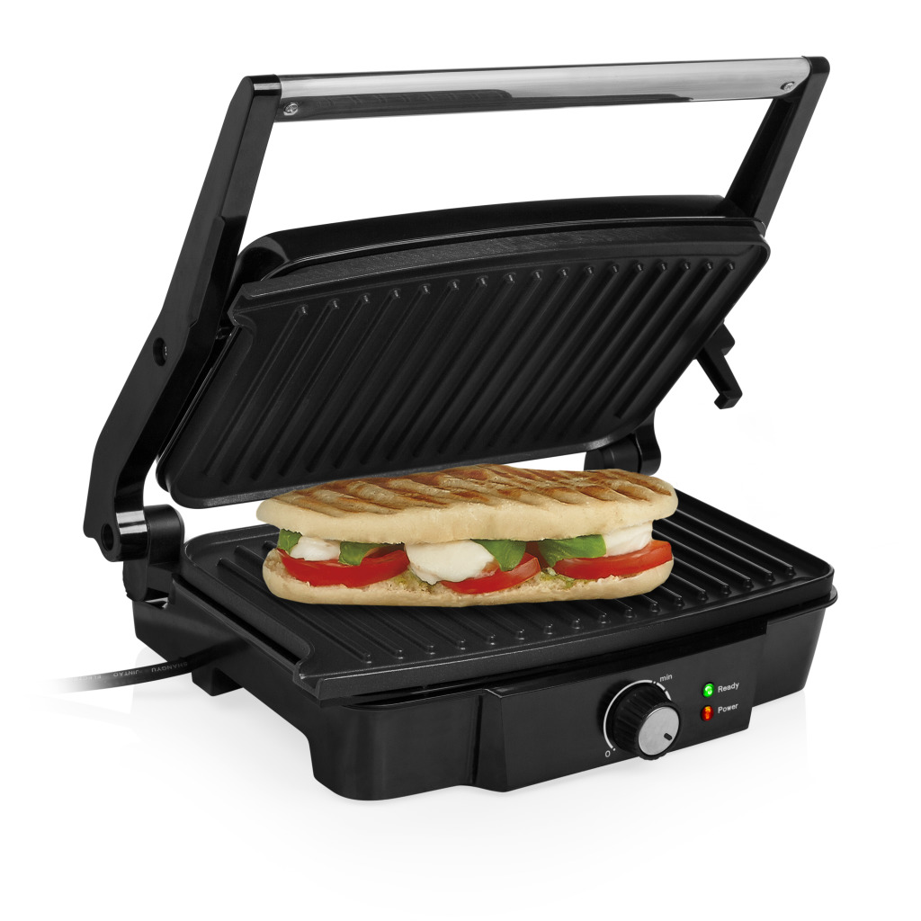 Tristar GR-2852 Contactgrill 1500W Zwart/RVS Tristar GR-2852 Contactgrill 1500W Zwart/RVS