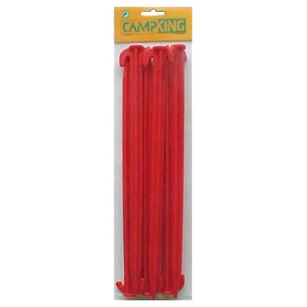Campking Kunststof Tentharingen 6 stuks 30cm Campking Kunststof Tentharingen 6 stuks 30cm