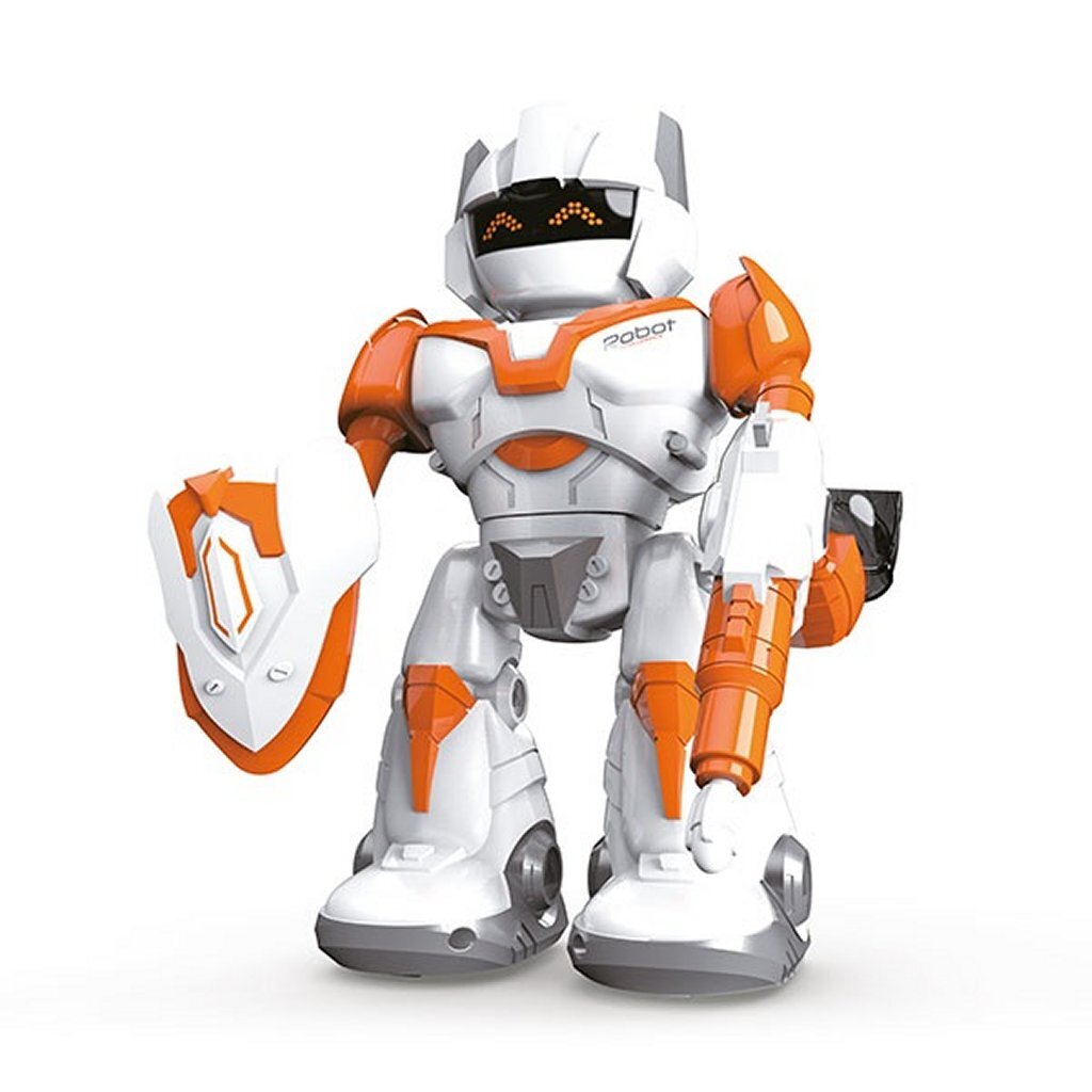 Interactieve Robot – Dominator – Robot – Speelgoed – Voor Kinderen – Jongens – Met Richt en Schietfunctie – Beweegt en Loopt – LED Verlichte Ogen – Transformer – Vecht Robots – Com