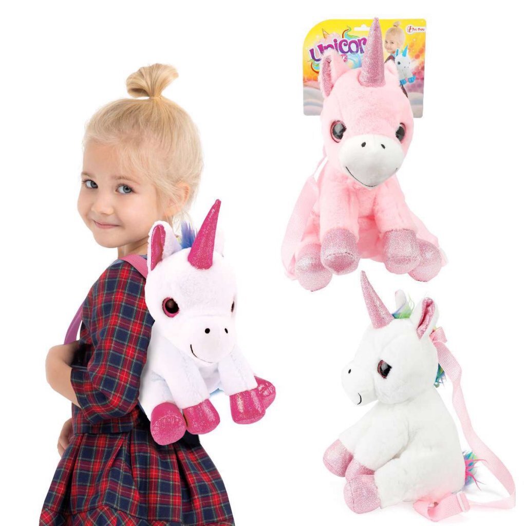Toi-Toys Eenhoorn Knuffel Rugzak 30 cm Toi-Toys Eenhoorn Knuffel Rugzak 30 cm