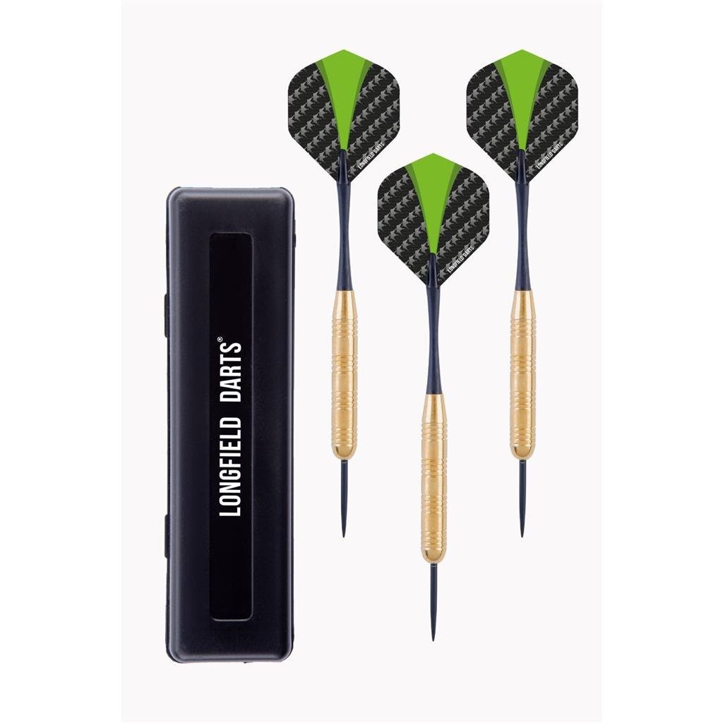 Longfield Darts Brass 3 Stuks 22 gram Longfield Darts Brass 3 Stuks 22 gram