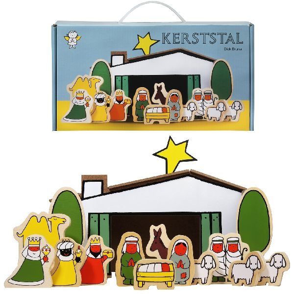Dick Bruna Houten Kerststal Dick Bruna Houten Kerststal