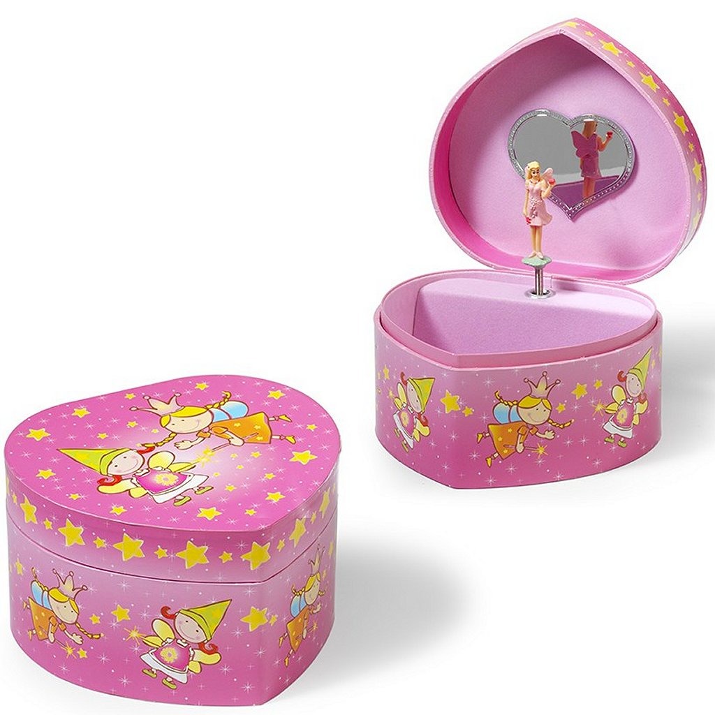 Simply for Kids Houten Juwelendoosje Hartvorm met Muziek en Ballerina Simply for Kids Houten Juwelendoosje Hartvorm met Muziek en Ballerina