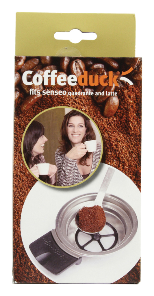 Ecopad Coffeeduck3 voor Senseo Latte / Quandrante Ecopad Coffeeduck3 voor Senseo Latte / Quandrante