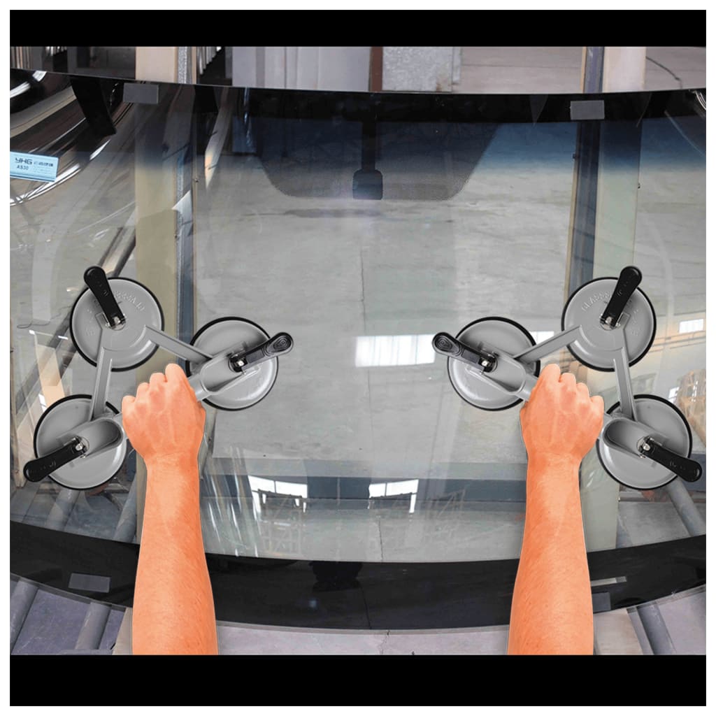 ProPlus vacumheffer aluminium met 3 zuignappen ProPlus vacumheffer aluminium met 3 zuignappen