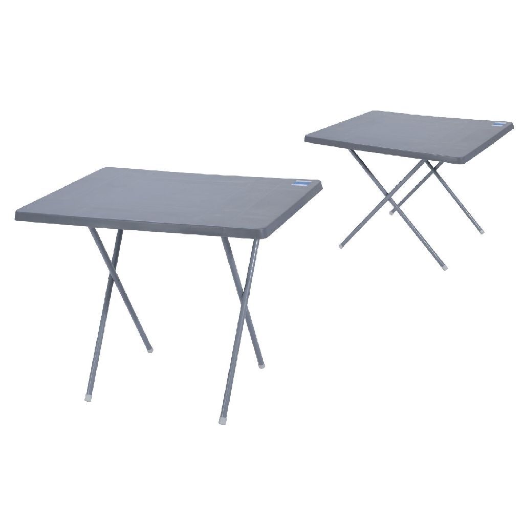 Campingtafel 60x80 cm Grijs Campingtafel 60x80 cm Grijs