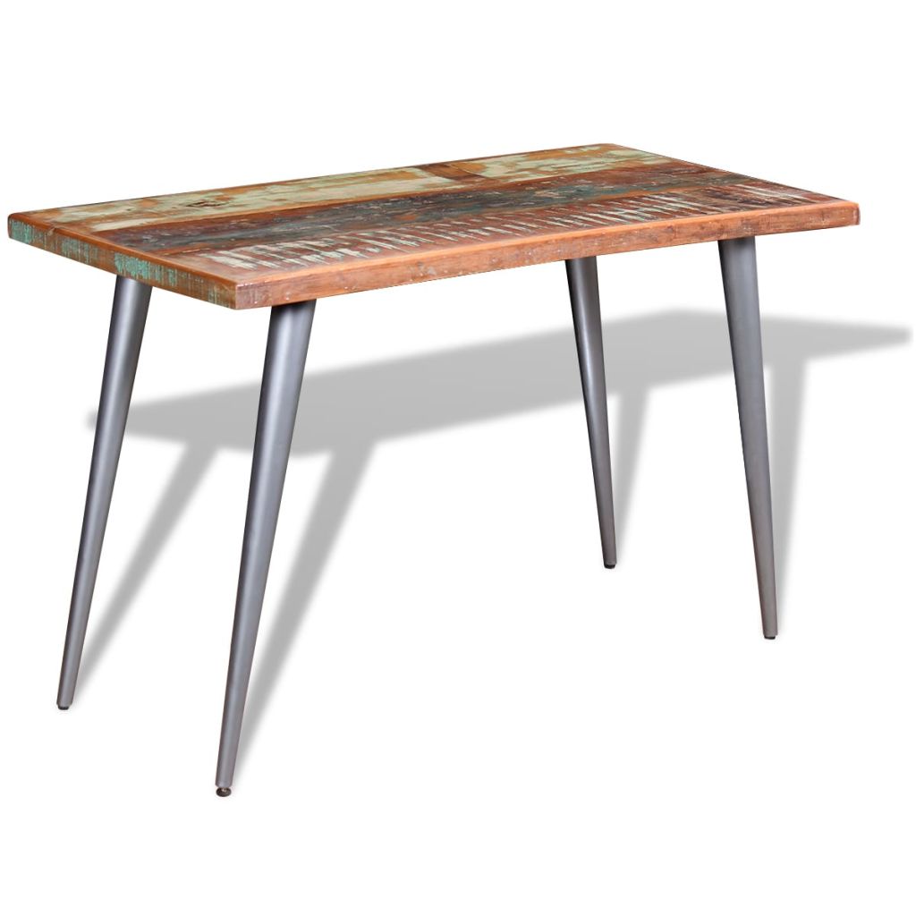 Eettafel massief gerecycled hout 120x60x76 cm Eettafel massief gerecycled hout 120x60x76 cm